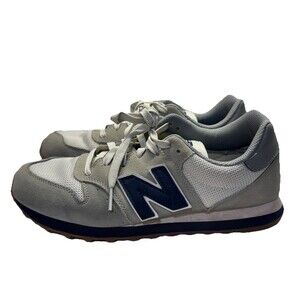 New Balance 500 Classic GM500SG Men's 9.5 Grey Blue Suede Mesh